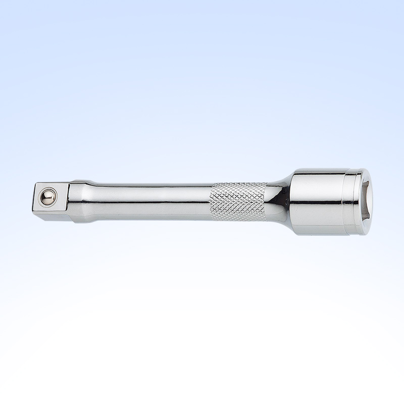 Extension bar (single-groove type, knurled  chrome-plated)