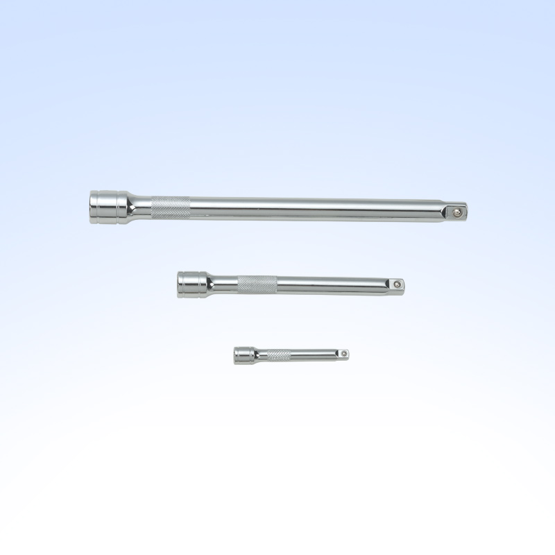 Extension bar (double-groove type,knurled  chrome-plated)