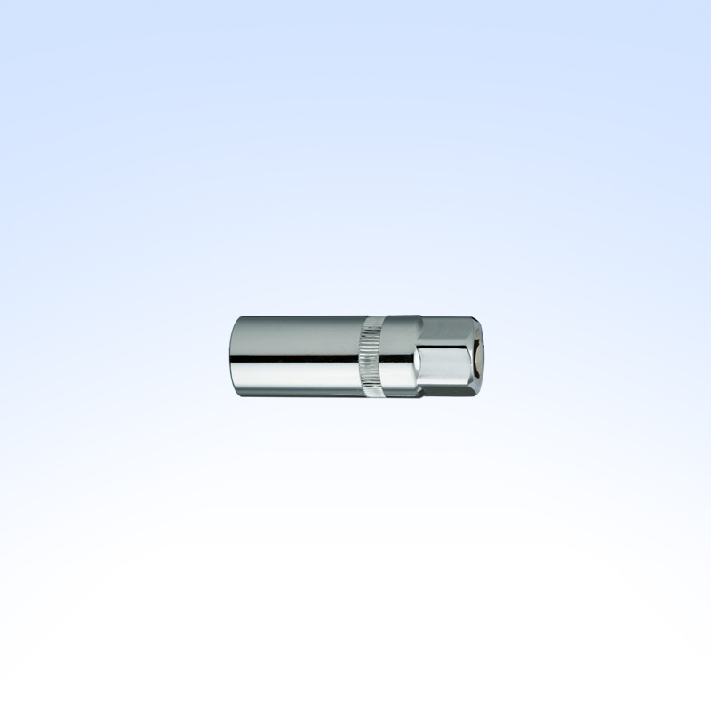 Spark-plug Socket (single-groove type,knurled,chrome-plated)