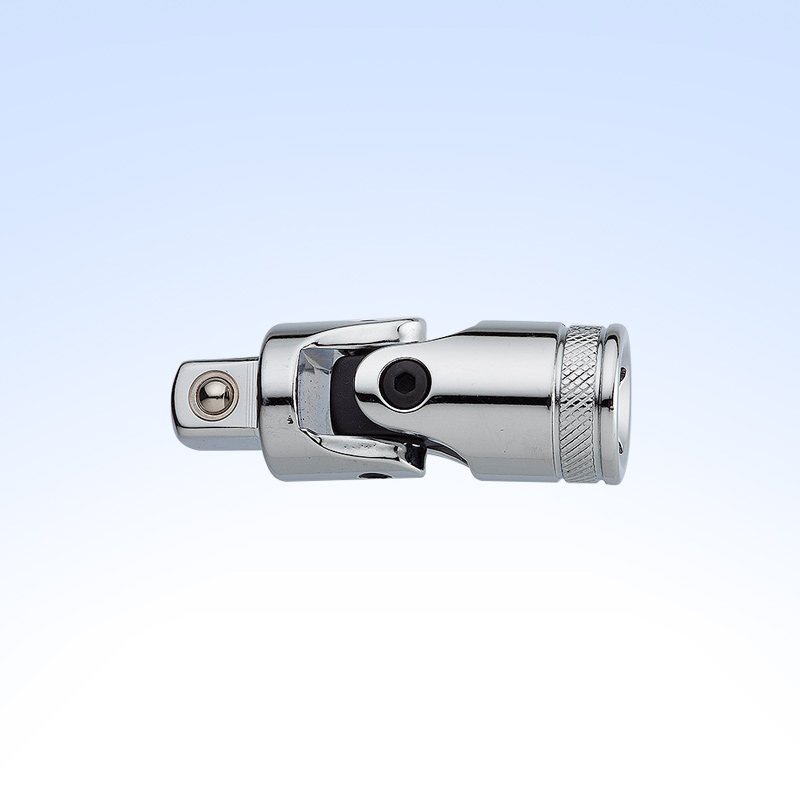 Universal Adaptor (single-groove type,knurled,chrome-plated,screwed)