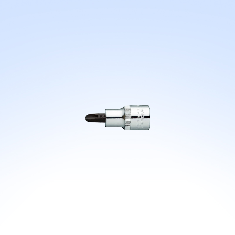 1/4"DR.HBS (single-groove type, knurled, chrome-plated)